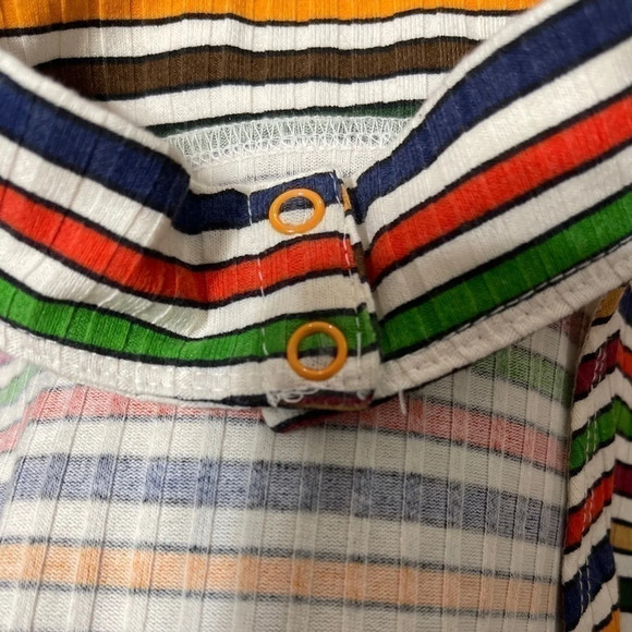 Urban Outfitters Out From Under Striped Bodysuit Size Medium‎ - Picture 4 of 8